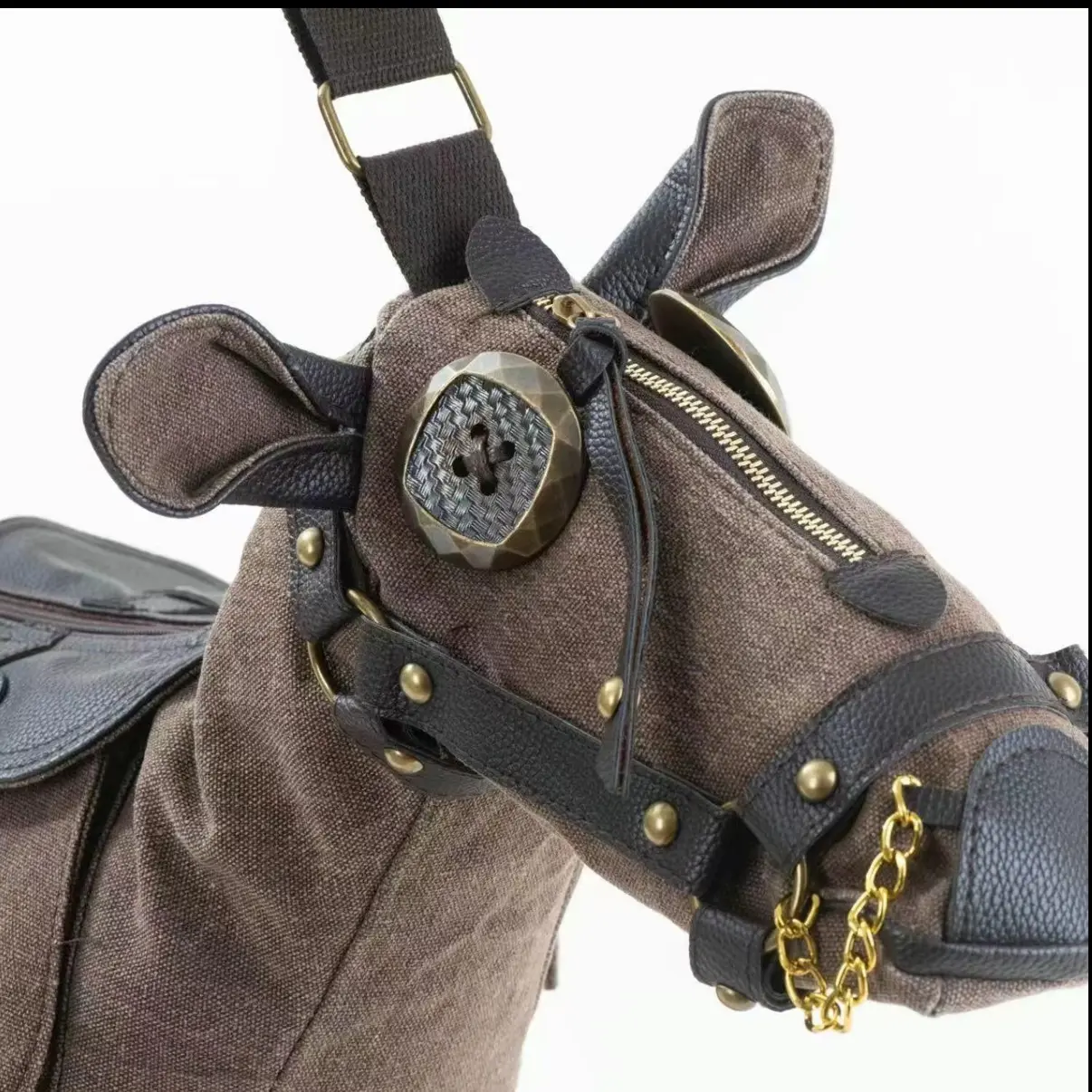 Unique Horse Bag with Large Capacity Stylish Functional Design Perfect for Everyday Use Ideal Gift for Christmas and Birthdays，