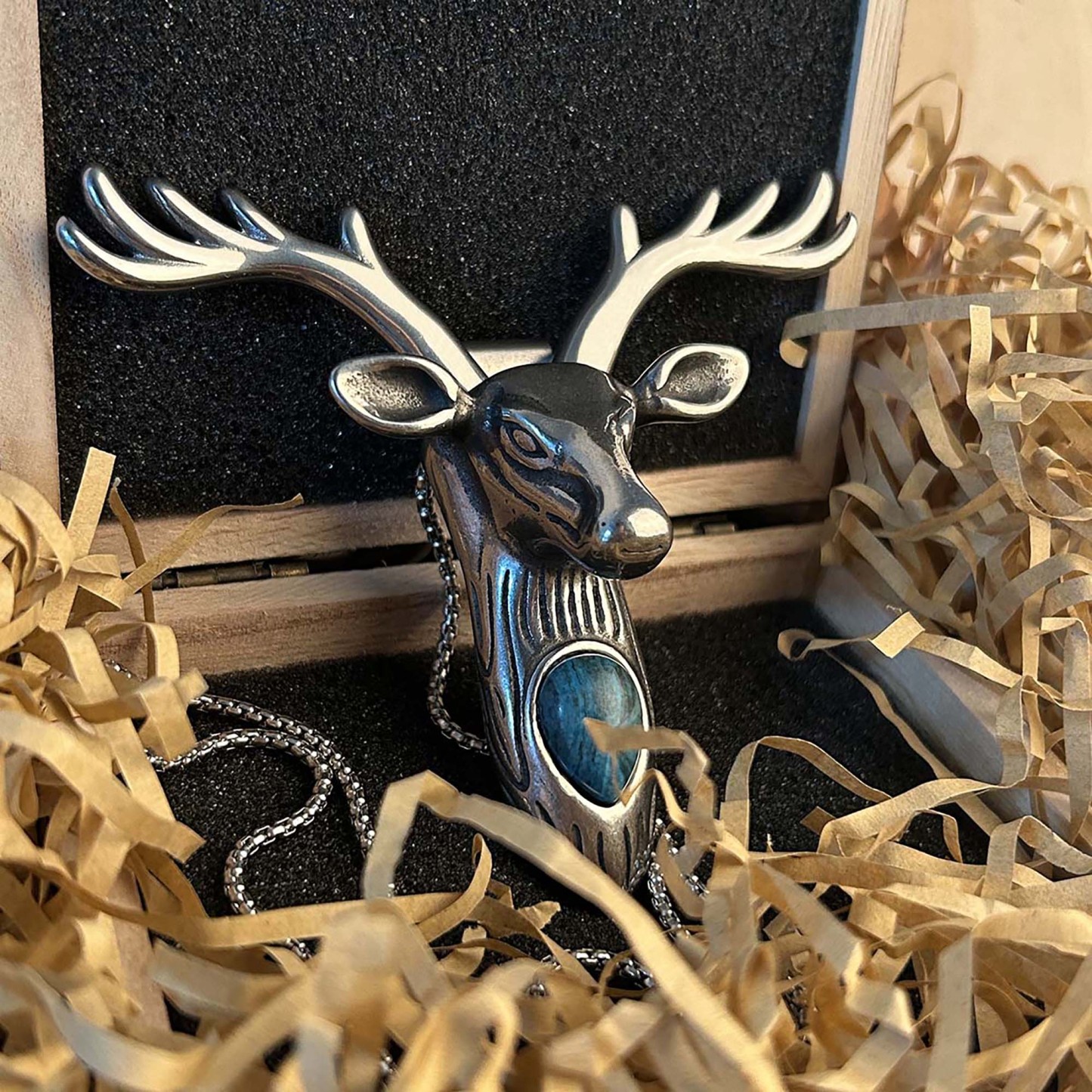 X-Deer Skull Necklace Buckle