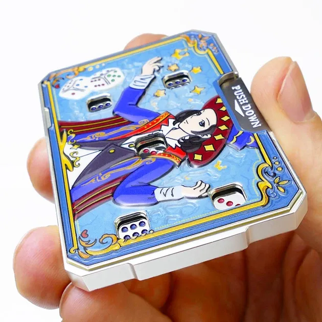 Zinc Alloy Dice EDC Fidget Toy Exquisite Decompression Toy ADHD Anti-anxiety Toy Suitable for Office & Party Gatherings