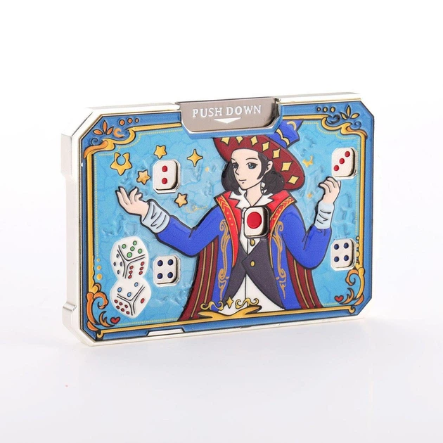 Zinc Alloy Dice EDC Fidget Toy Exquisite Decompression Toy ADHD Anti-anxiety Toy Suitable for Office & Party Gatherings