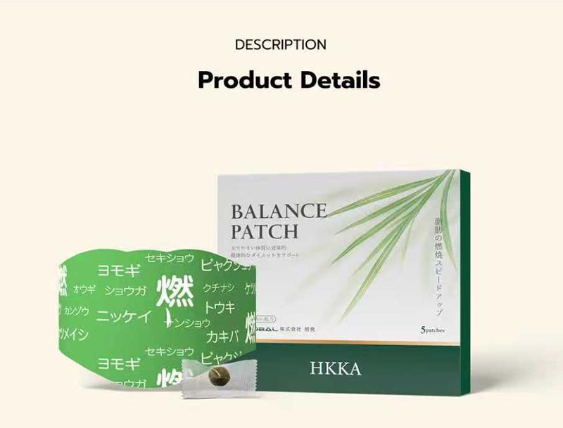 Hanpo Japanese Herbal patch Pad Balance Patch,Health Patch,Waist and abdomen brush