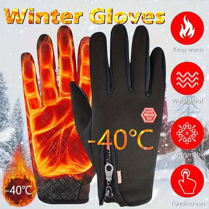 【Christmas Special Offer】🎁 Unisex Windproof Touchscreen Winter Gloves – Warm and Comfortable