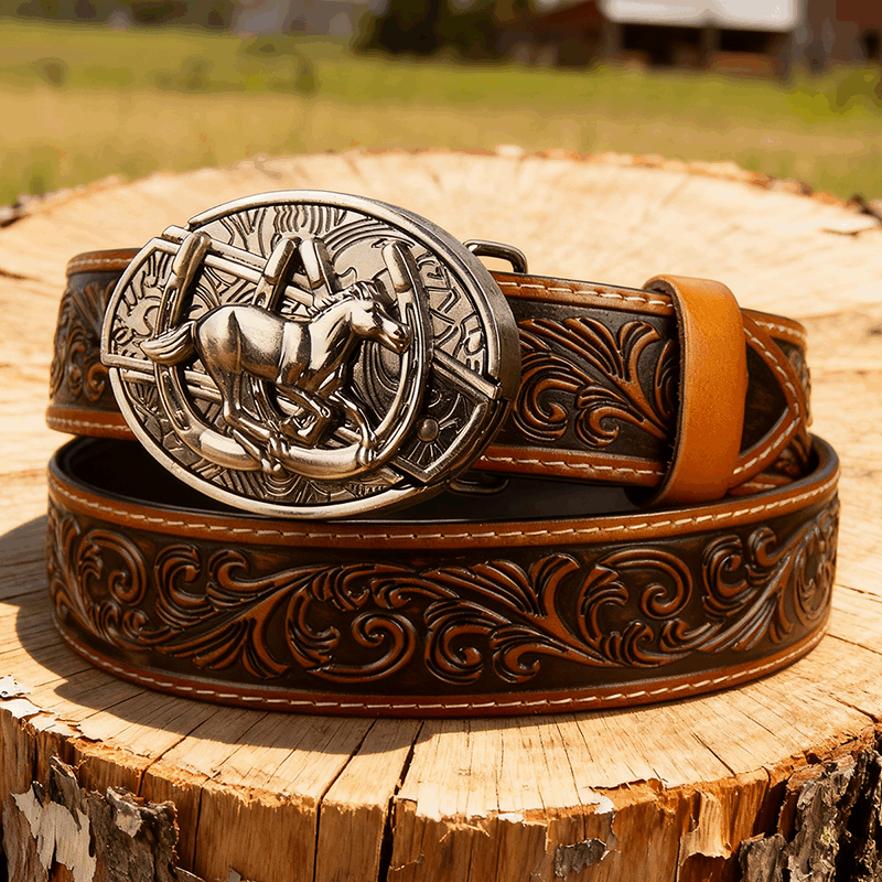 T-Brown Leather Belts