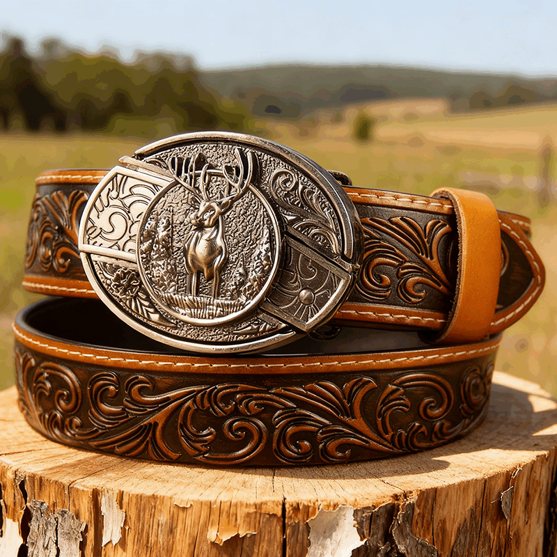 T-Brown Leather Belts