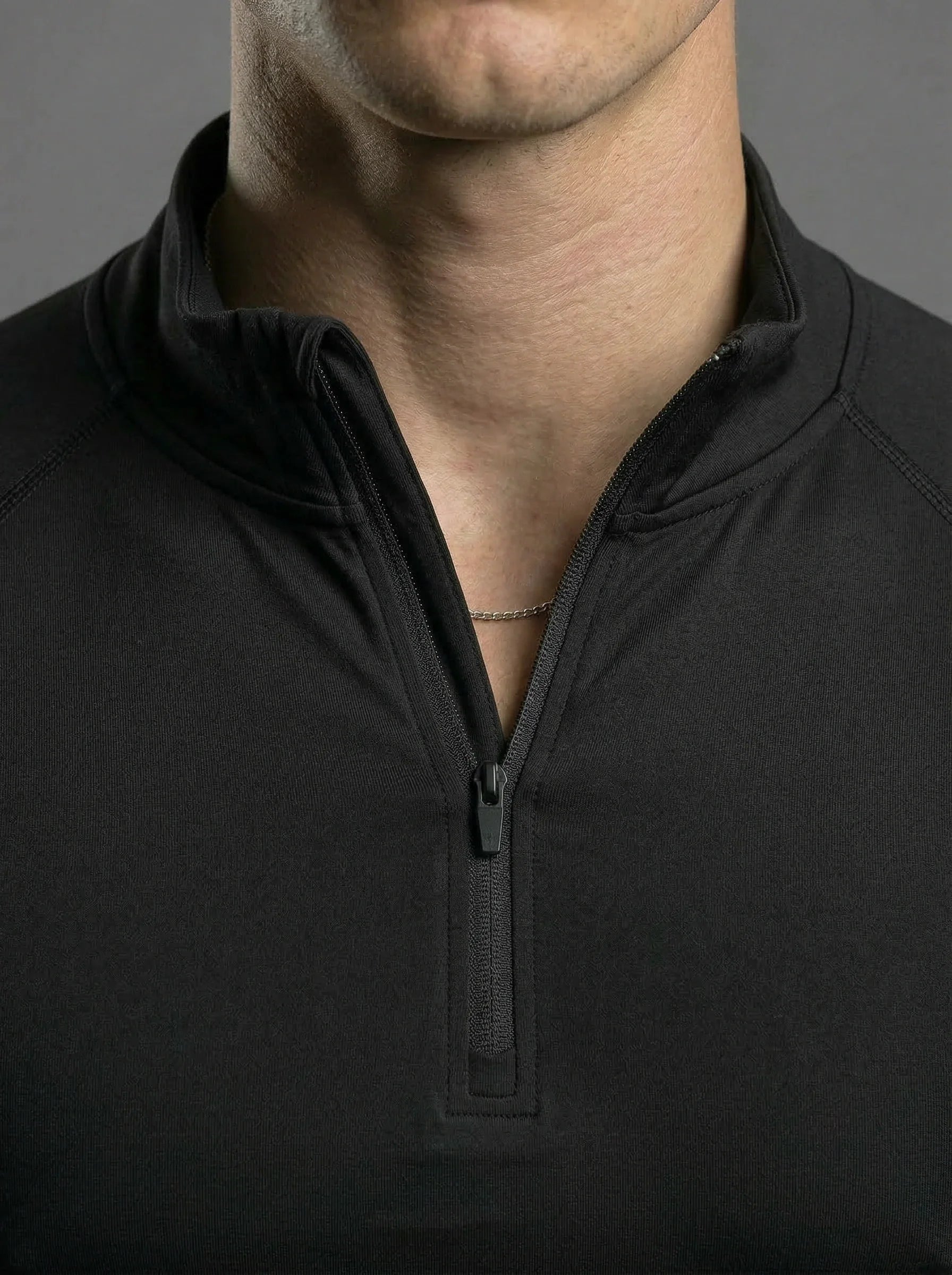 Fitted Performance Quarter Zip Compression
