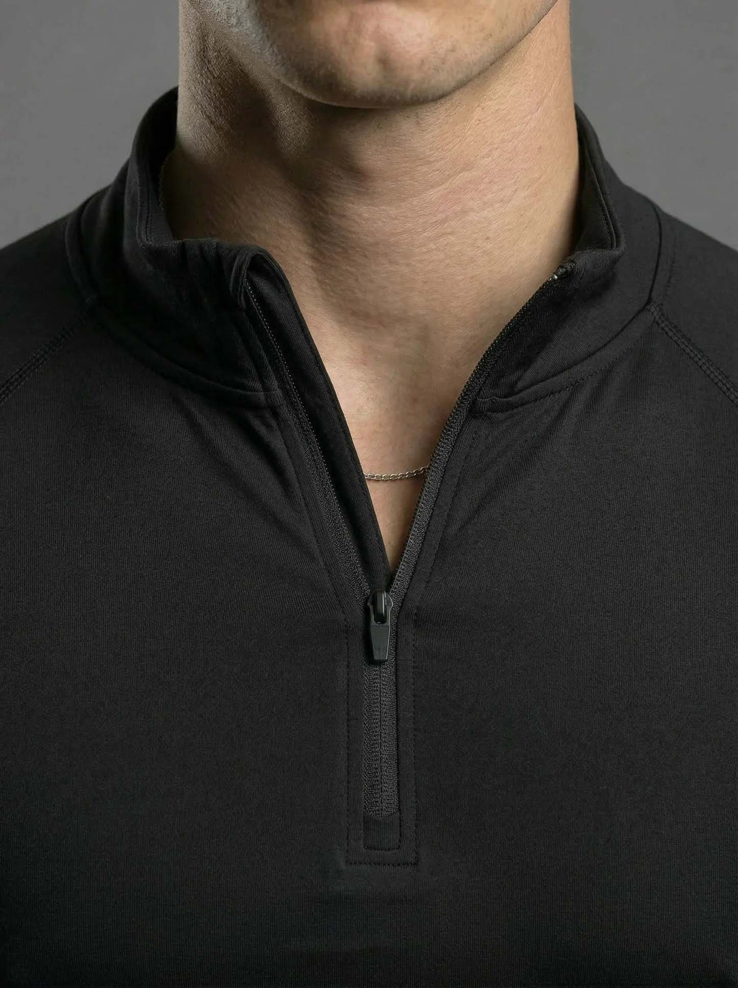 Fitted Performance Quarter Zip Compression