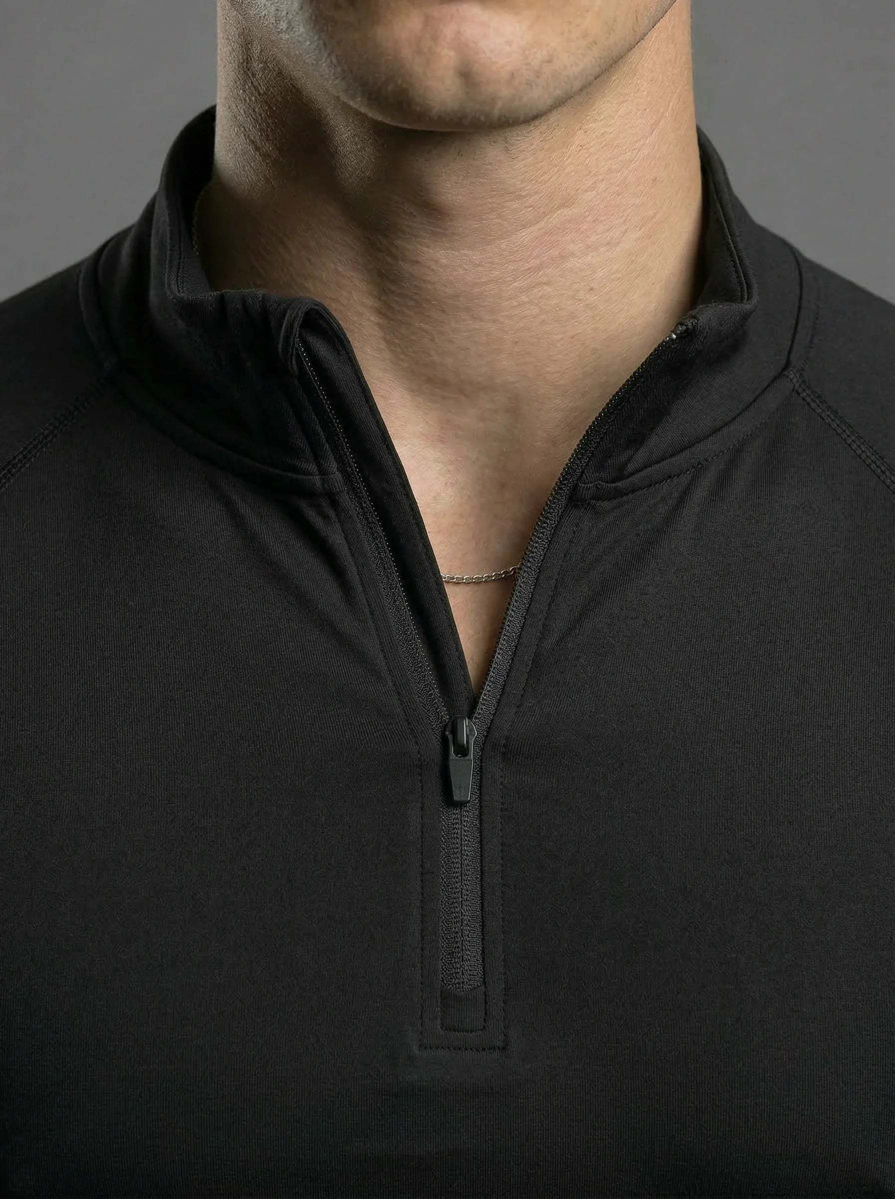 Fitted Performance Quarter Zip Compression