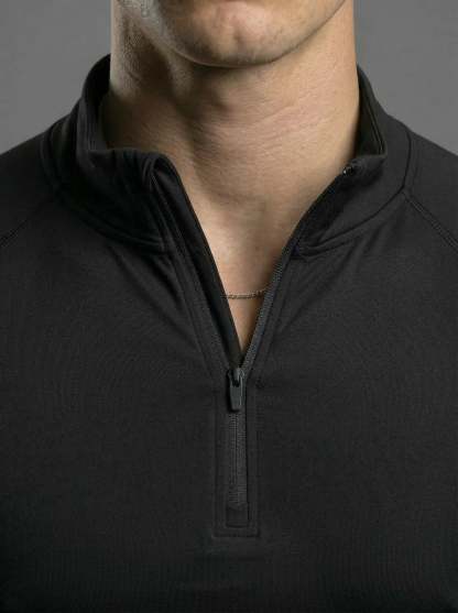 Fitted Performance Quarter Zip Compression