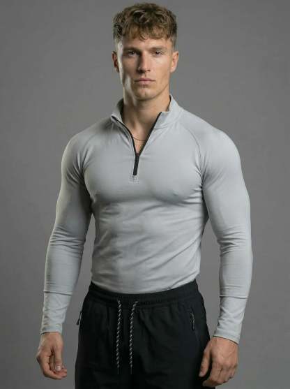 Fitted Performance Quarter Zip Compression