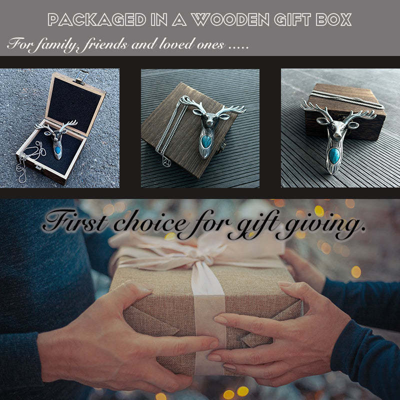 X-Deer Skull Necklace Buckle