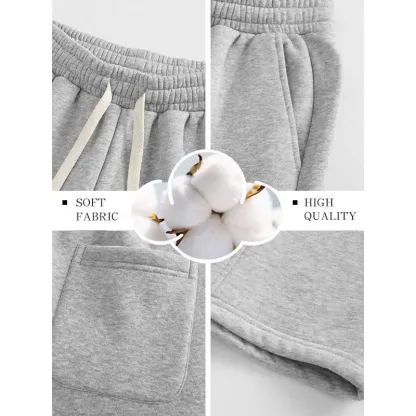 Men's Fleece Thermal Lined Sweatpants Oversize