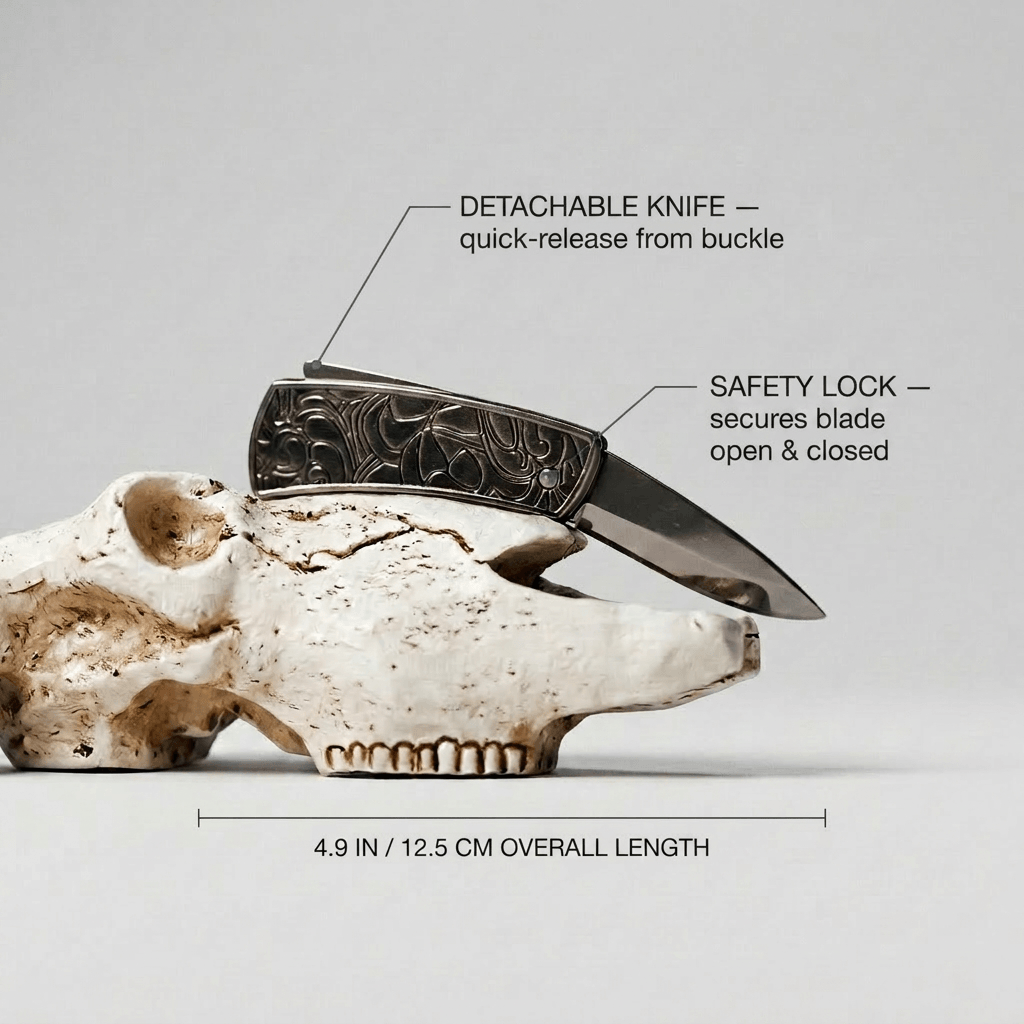 Bennett Silver Dragon Belt