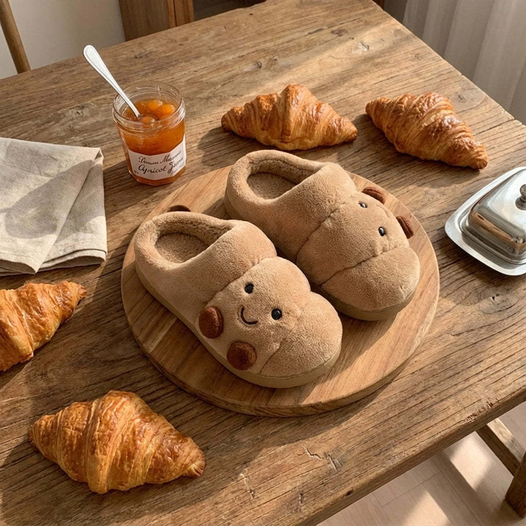 Croissant Slippers