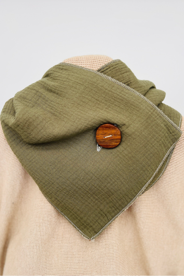 Simple Western Denim Warm Scarf