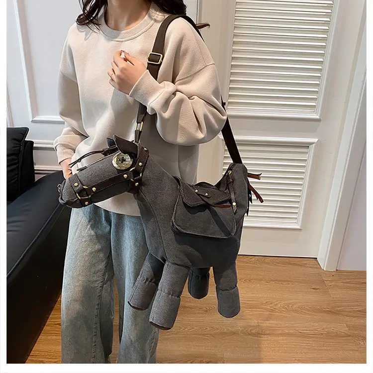Unique Horse Bag with Large Capacity Stylish Functional Design Perfect for Everyday Use Ideal Gift for Christmas and Birthdays，
