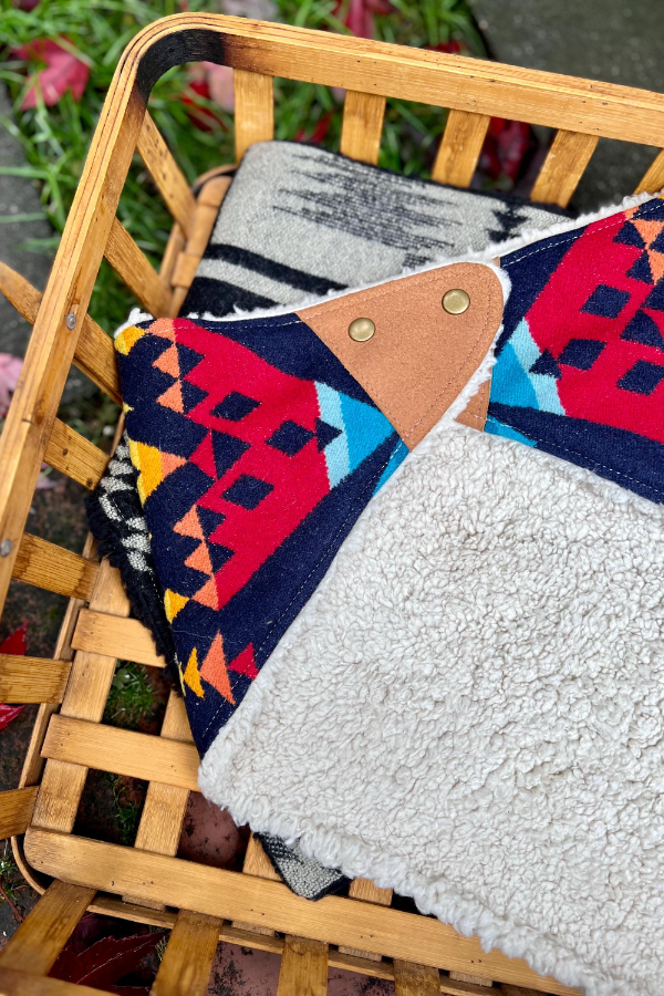 Women's Western Denim Shawl Warm Neck Hood Warm Neck Cover