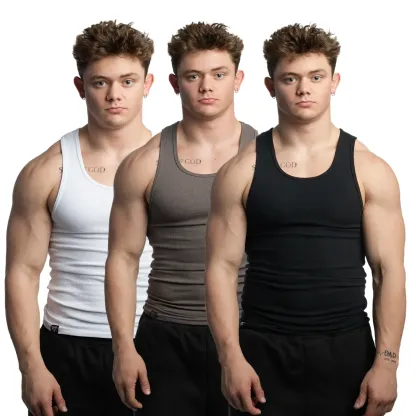 EKKO Beaters Tank Top - True To Size | 370+ GSM | Cotton and Spandex
