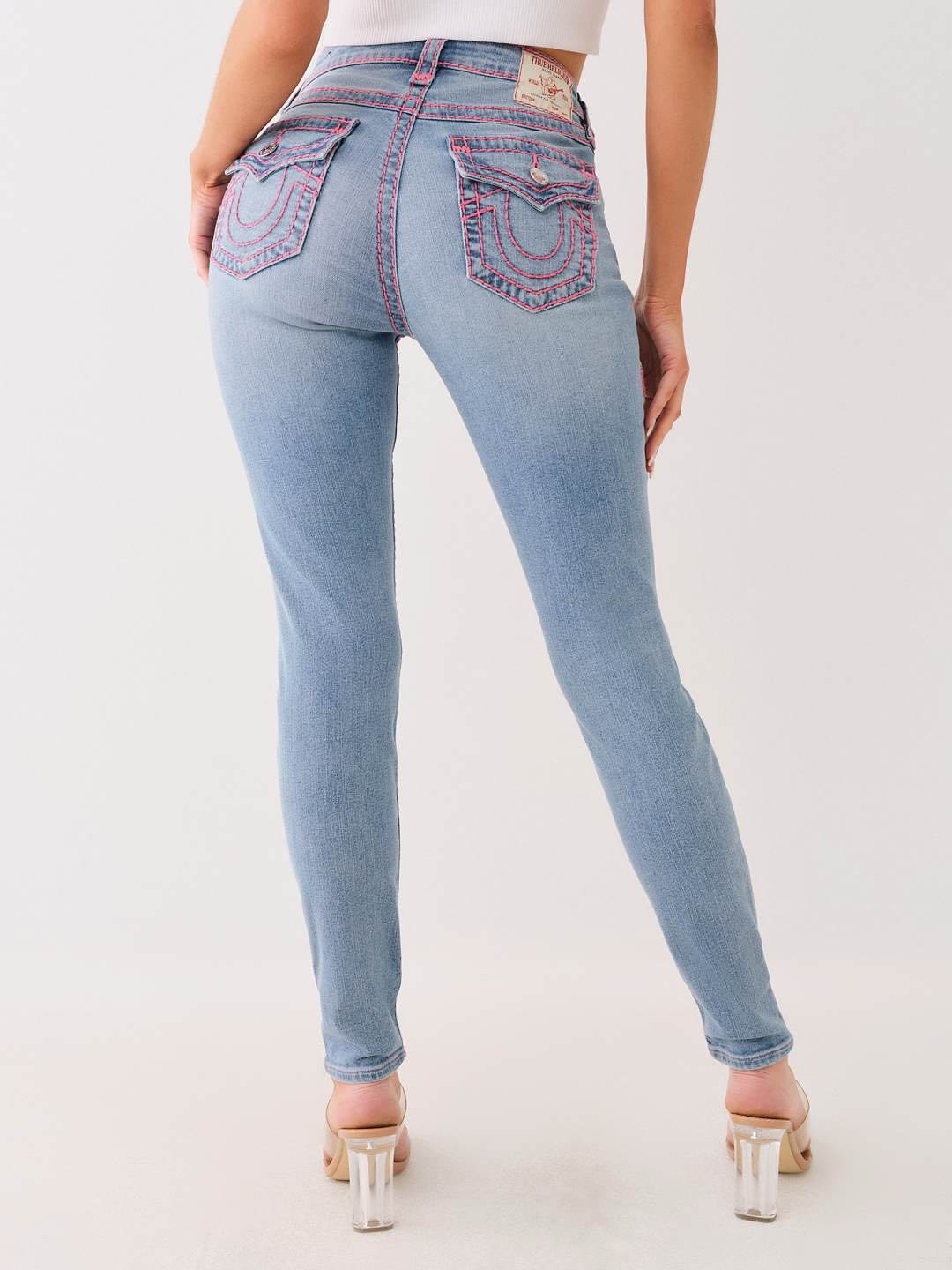 Mid-Rise Super T Flared Jeans