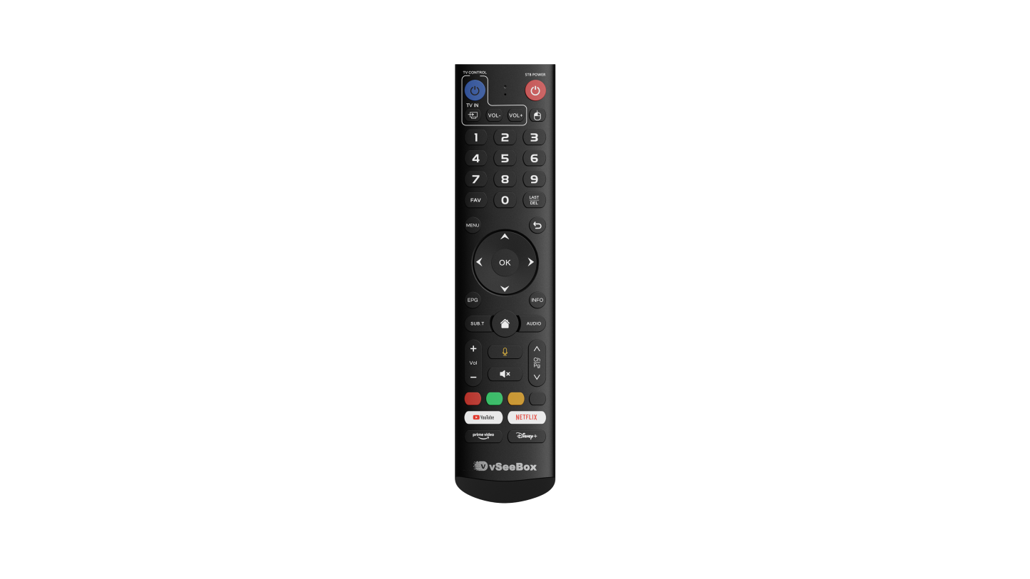 vSeebox V5 Pro Bluetooth Voice Remote Control