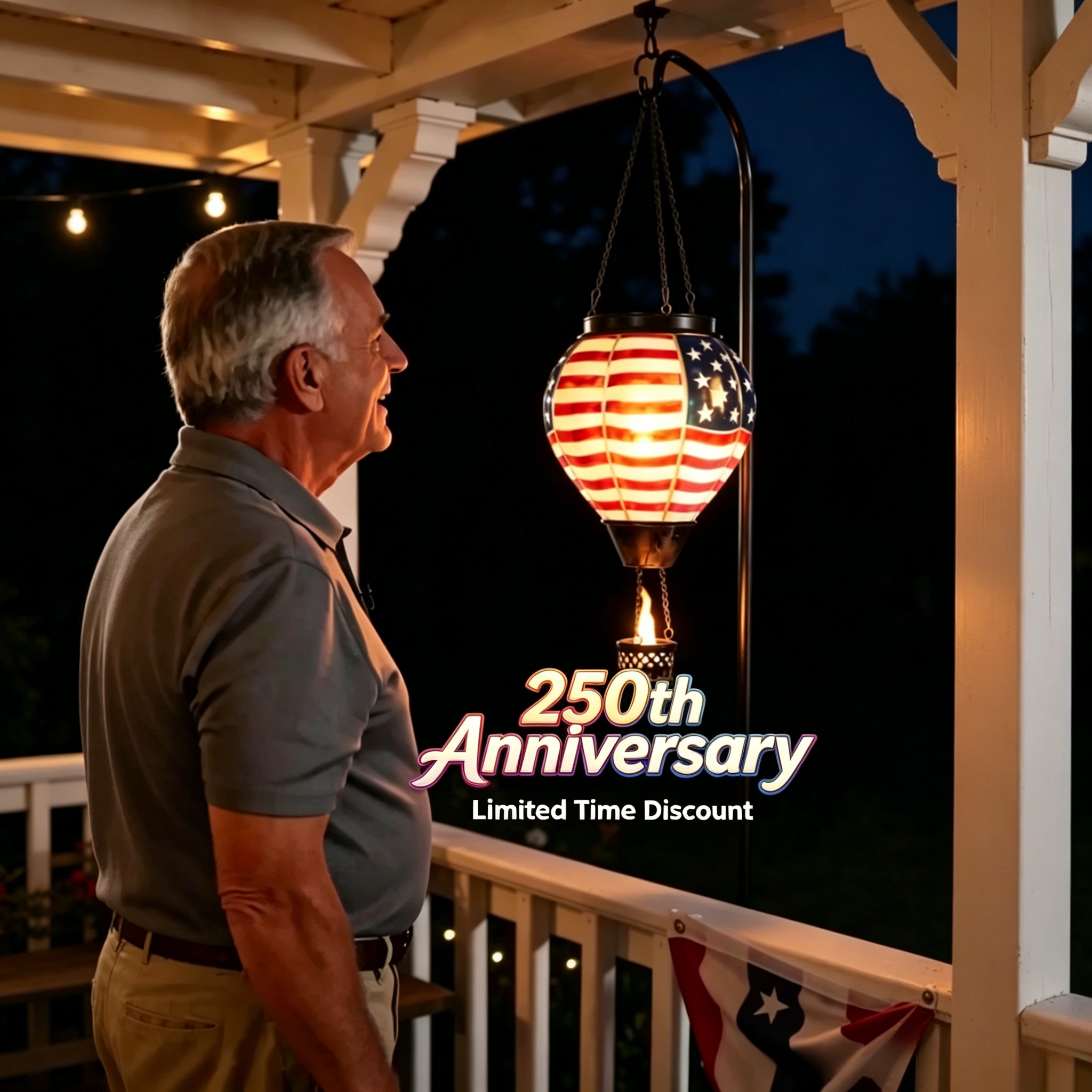 ✨250th Anniversary Solar Hot Air Balloon Lantern