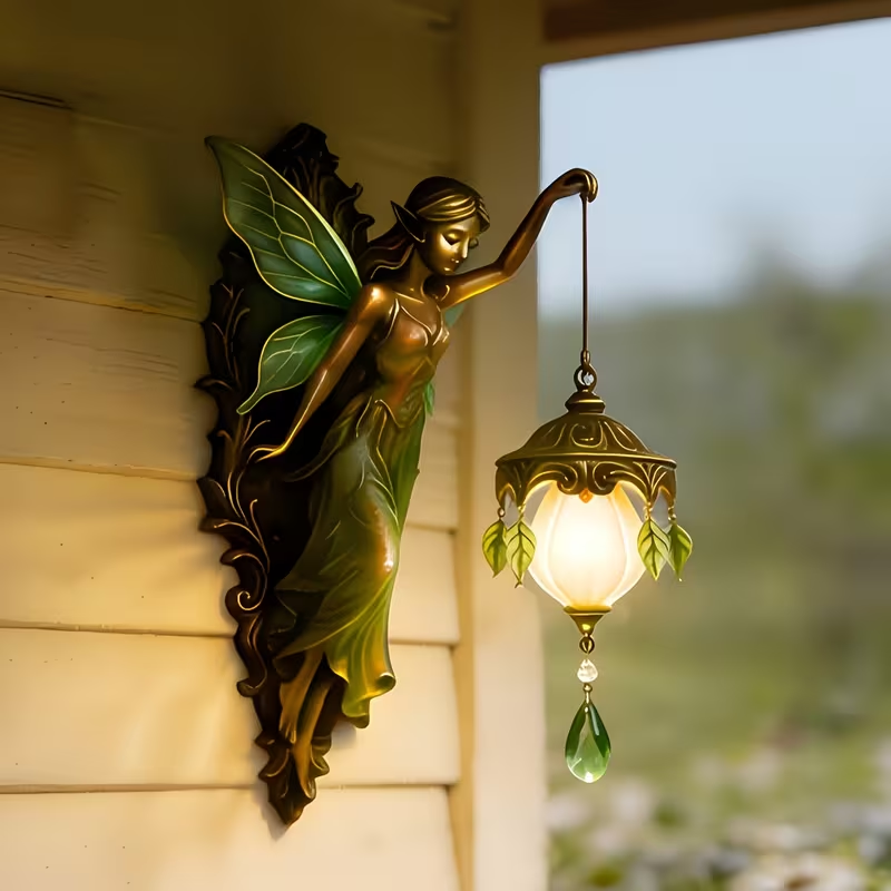 Retro Fairy Wing Wall Lamp – Bring Enchantment to Your Home