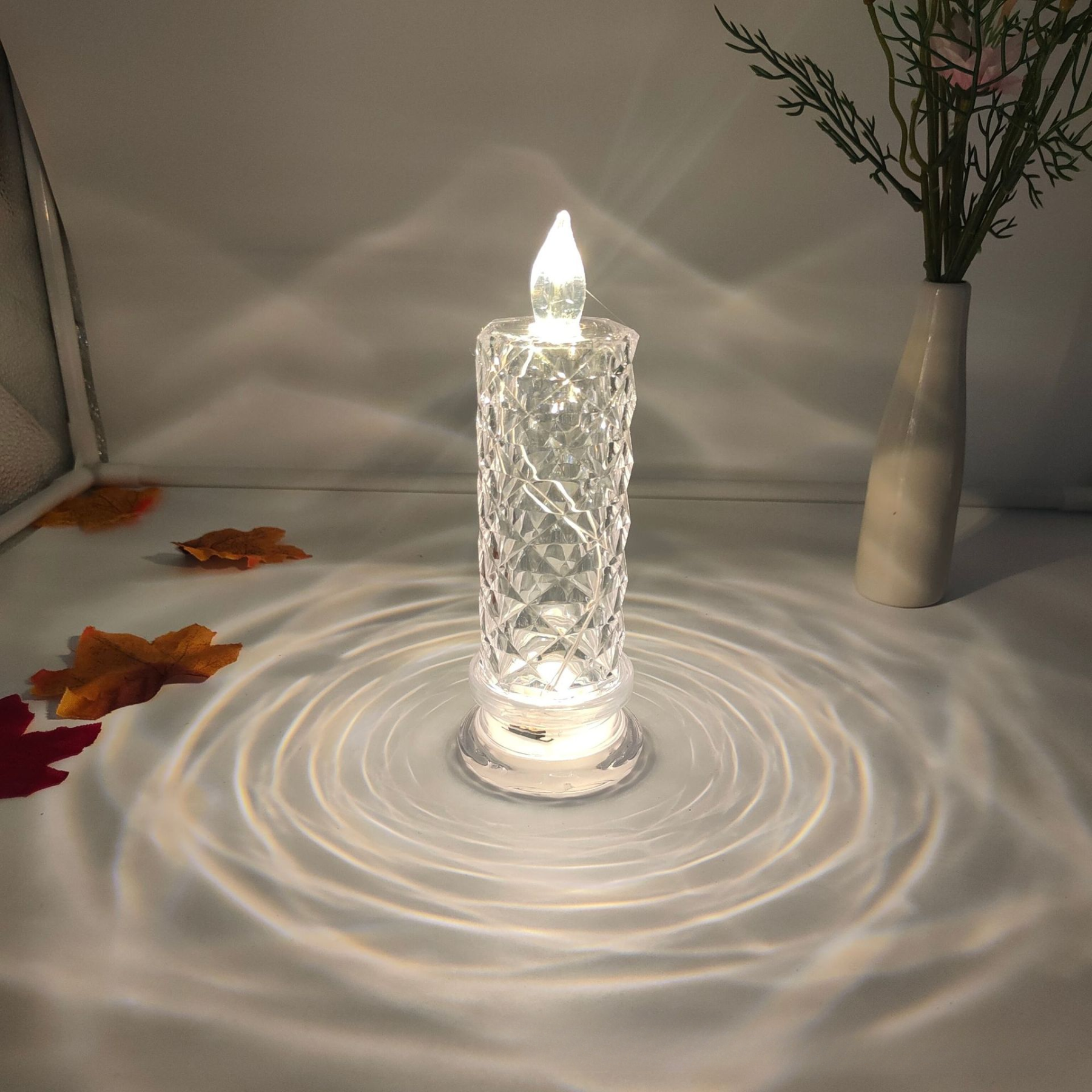 【LAST DAY SALE】LED Crystal Candle Lights ✨🕯️🔥 Buy 2 Get 1 Free, Ends Today!