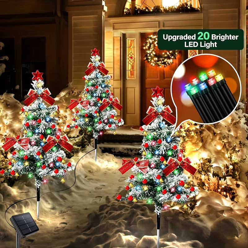 🎄Solar Christmas Tree Lights ✨