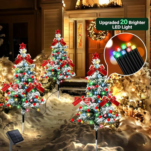 🎄Solar Christmas Tree Lights ✨