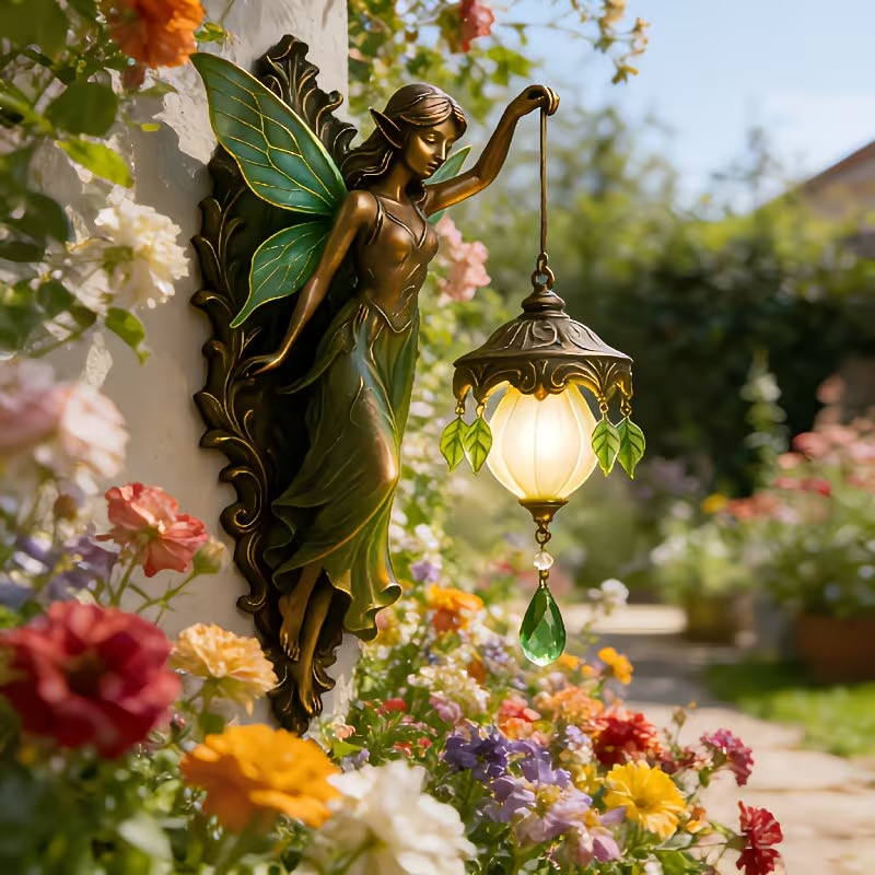 Retro Fairy Wing Wall Lamp – Bring Enchantment to Your Home