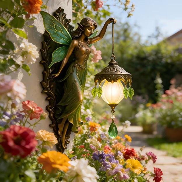 Retro Fairy Wing Wall Lamp – Bring Enchantment to Your Home