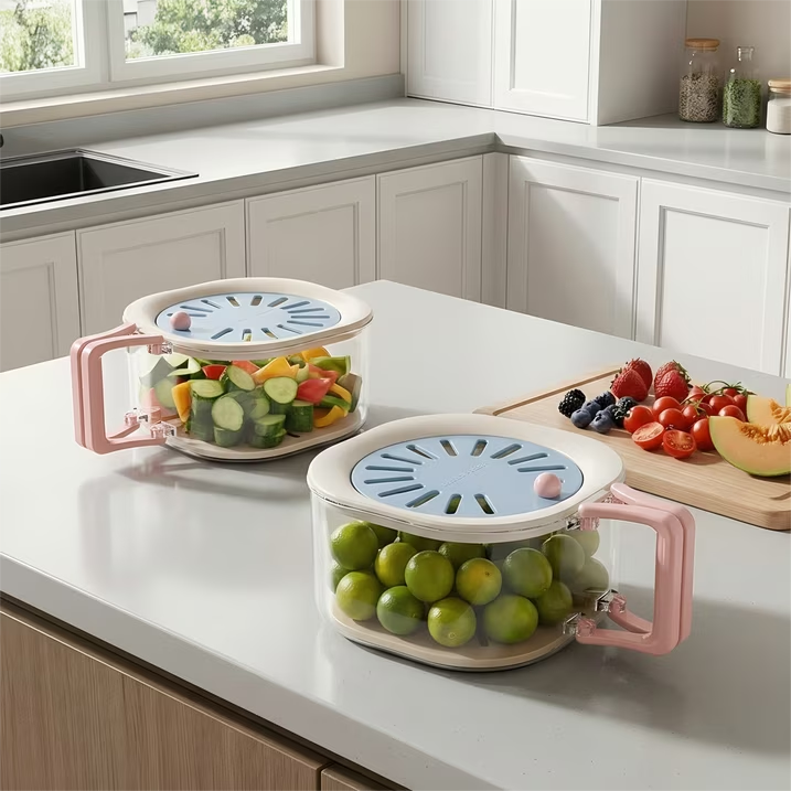 Multifunctional fruit washing bowl