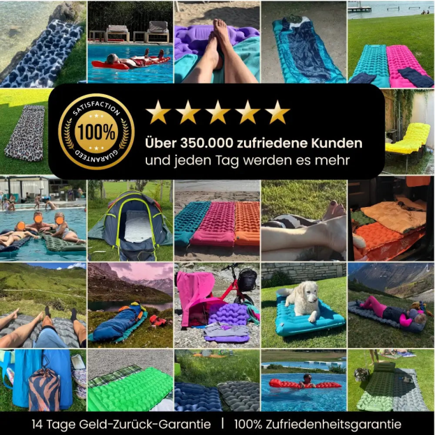 Ultralight & compact sleeping pad - perfect for on the go