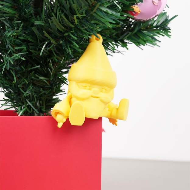 🎄 3D Printed Christmas Tree Ornament Set Gift Pack