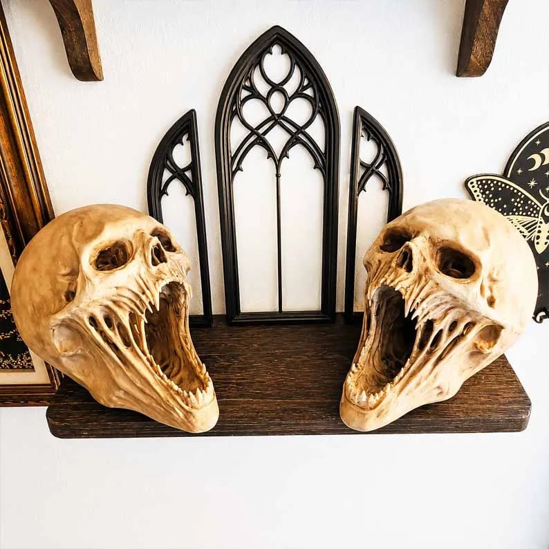 🔥Limited-time 50% off💀Gothic Demon Alien Skull Sculpture