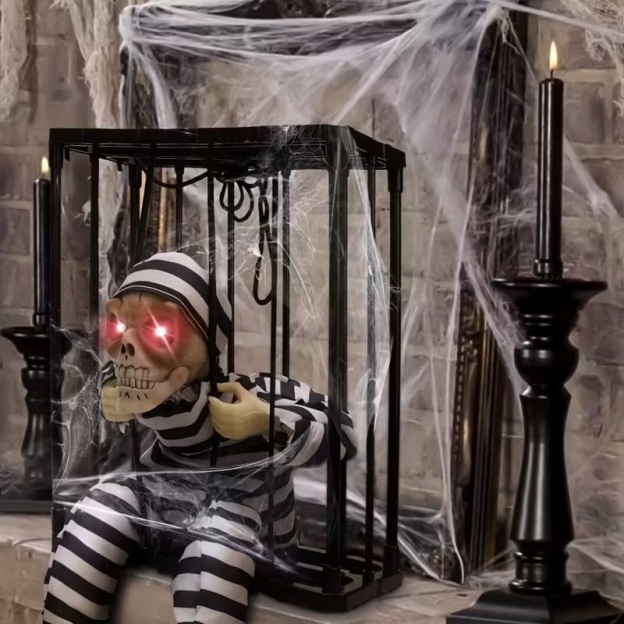 🎃Halloween Last Day OFF 50%-Light-Up Sound-Activated Cage【BUY 2 FREE SHIPPING】