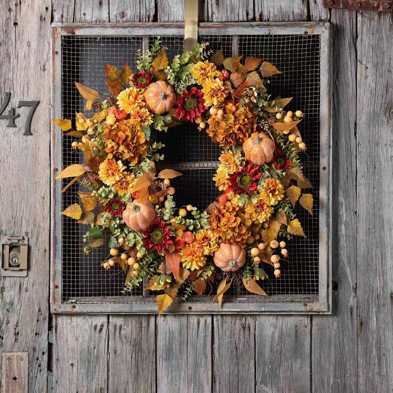 🍂Autumn Harvest Door Wreath🍁