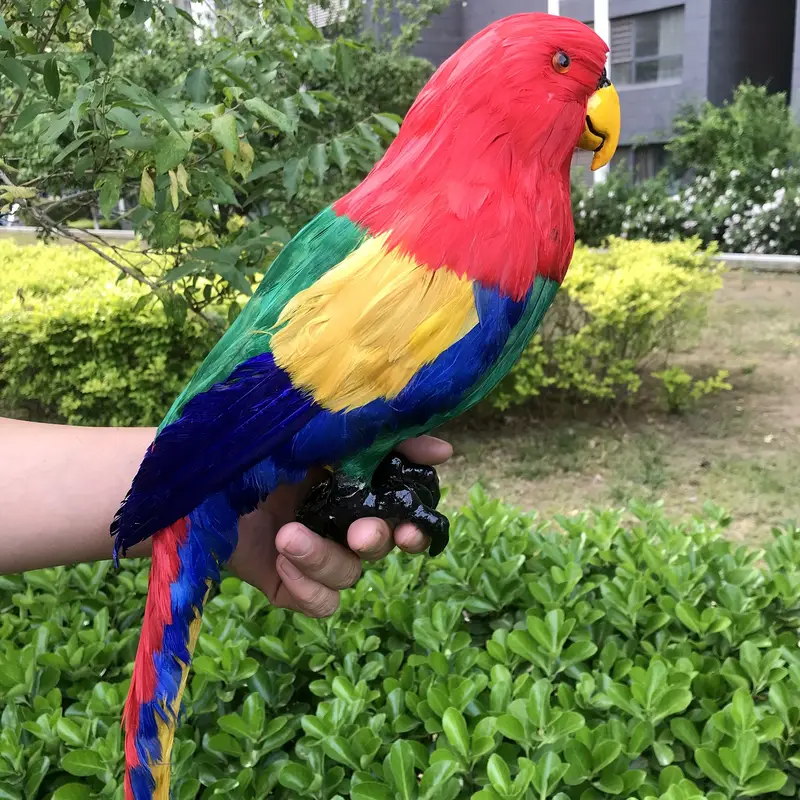 Extra Large Realistic Parrot Figurine