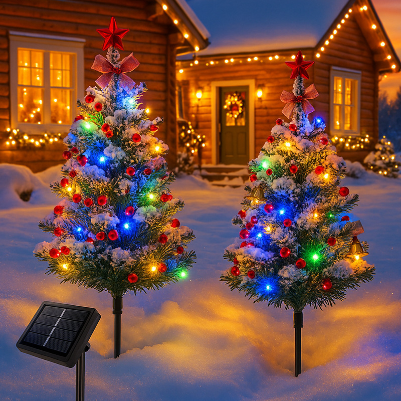 🎄Solar Christmas Tree Lights ✨