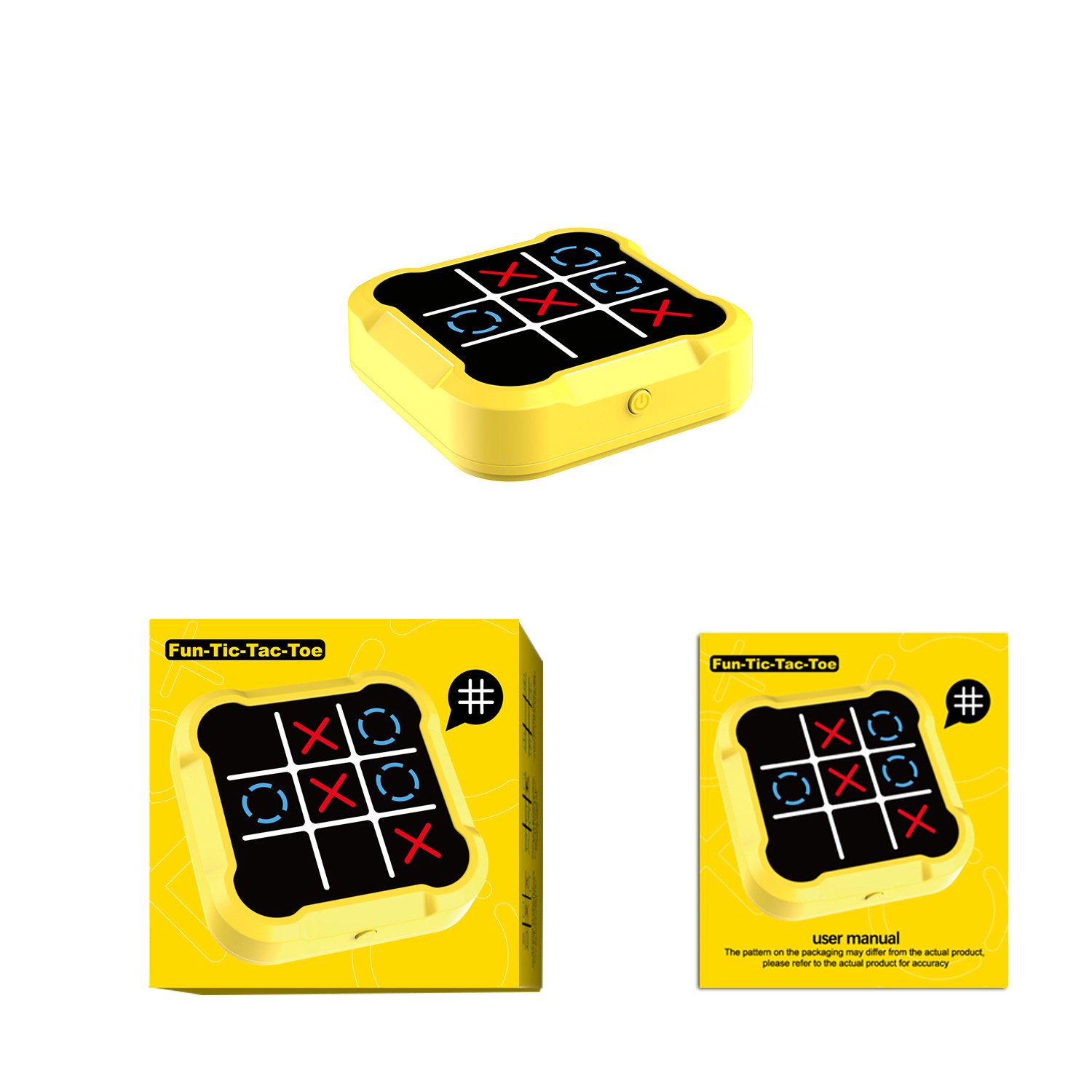 Tic-Tac-Toe Game 3-in-1 Handheld Games