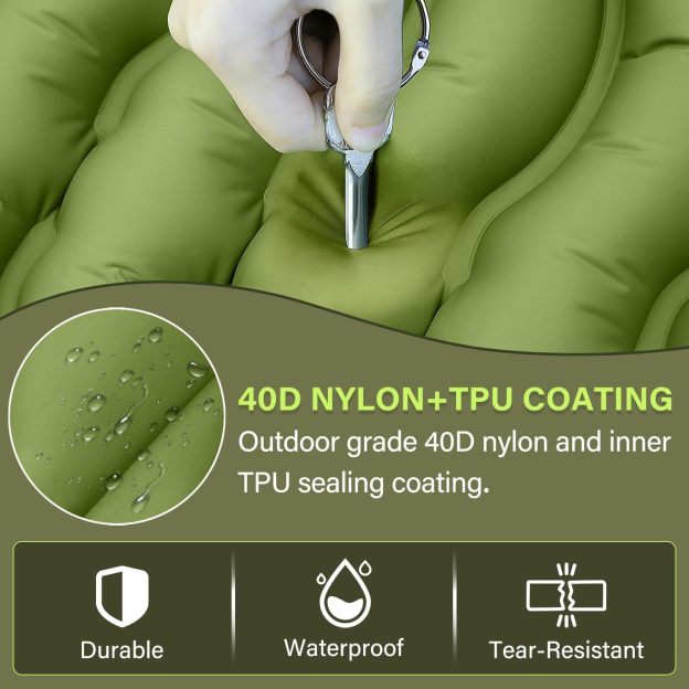 Ultraleichte, tragbare Fußpumpe, Luftmatratze