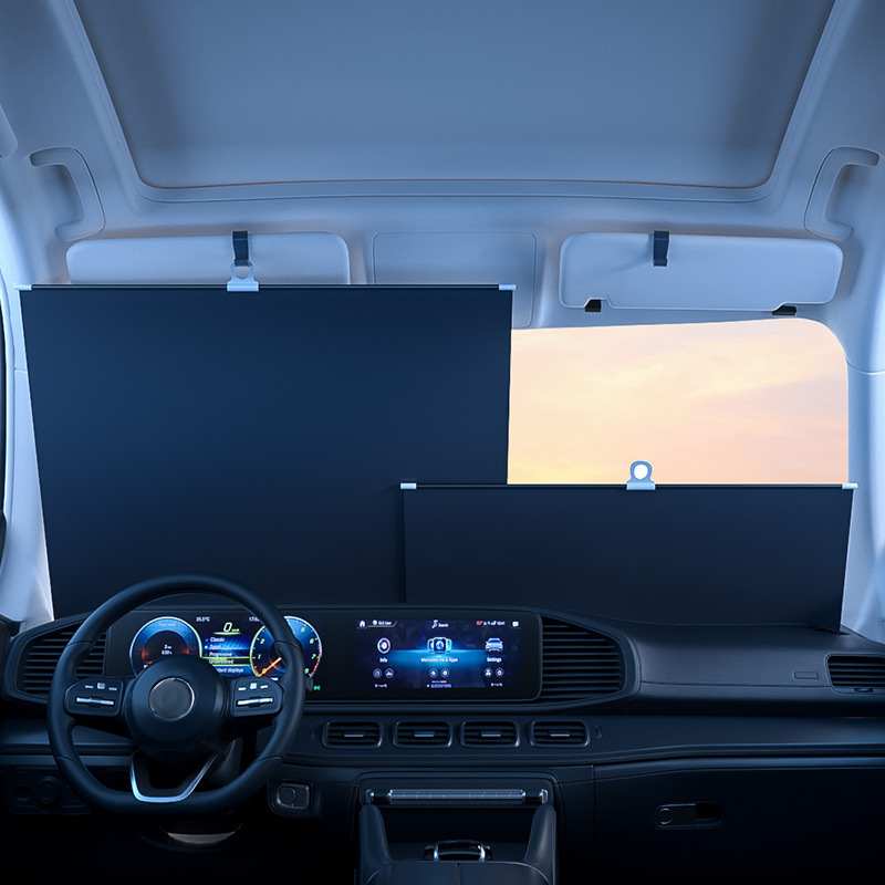 🌞2025 NEW🔥 Automatic retractable car sunshade