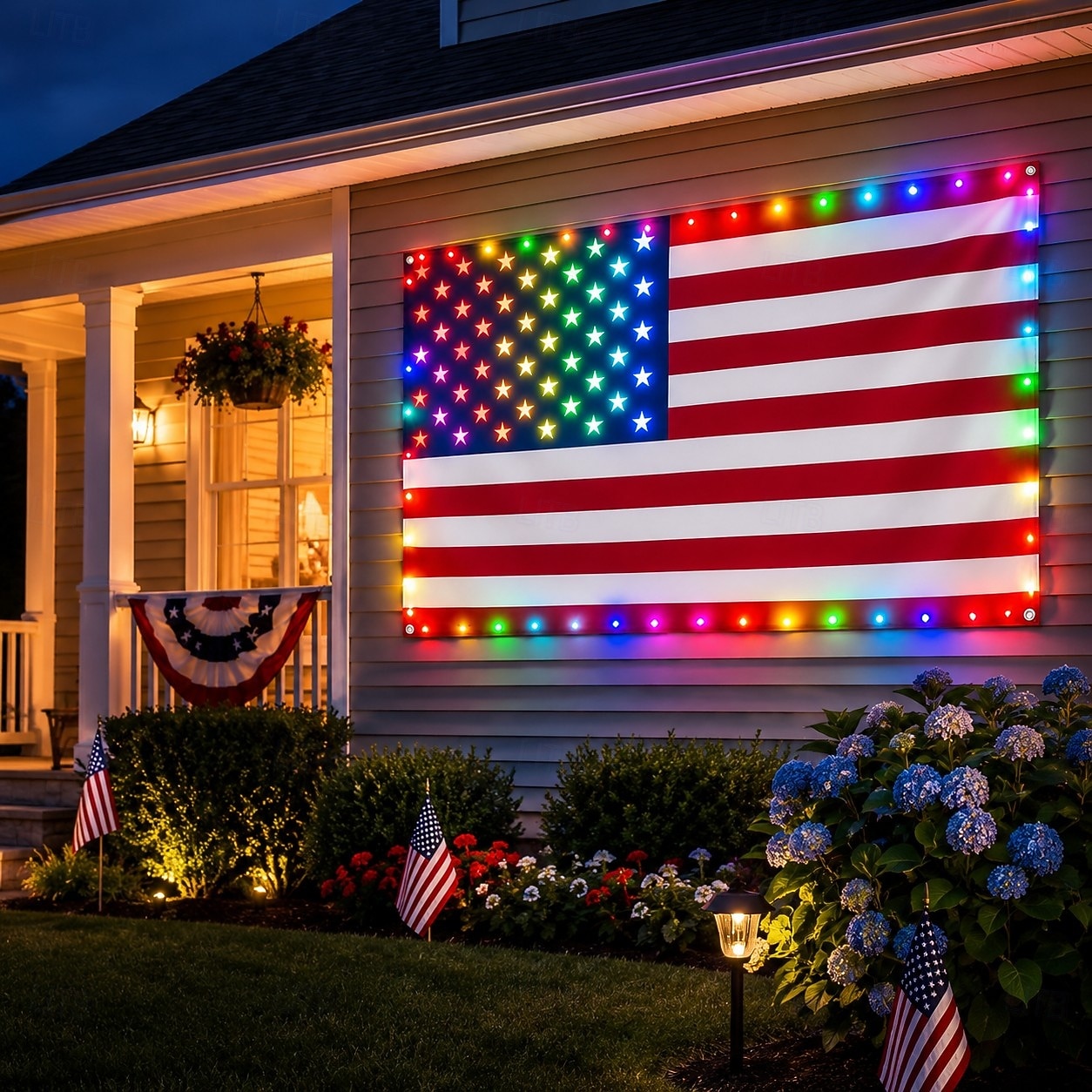 🦅 Illuminated 250th Anniversary USA Commemorative Flag - Premium LED Edition (3x5 Ft) -Bestseller