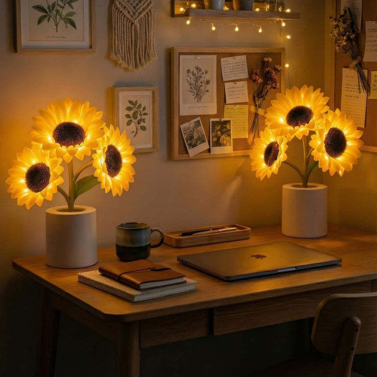 🌻Shimmering Sunflower Lamp