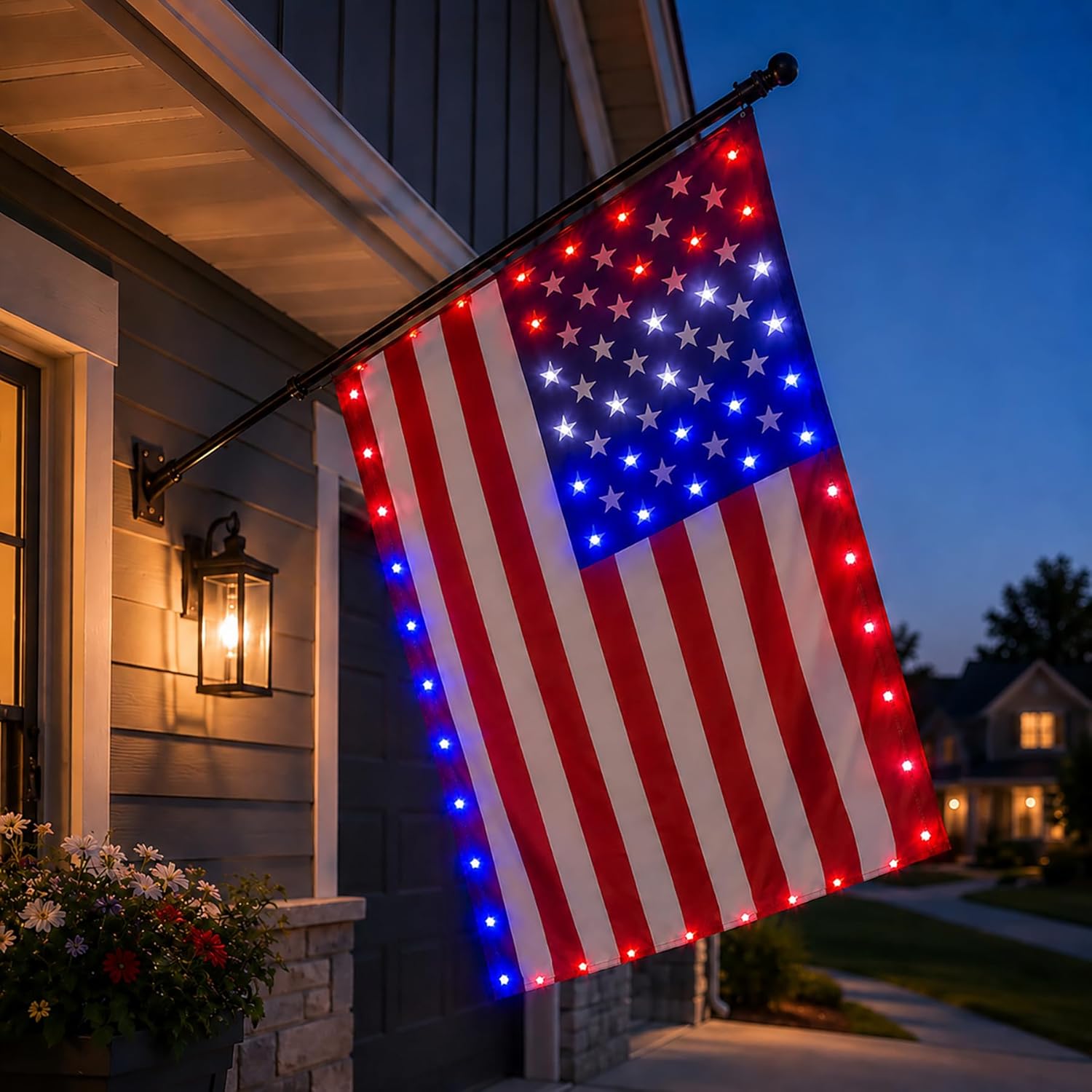 ✨Last Day: 49% OFF🔥 250th Anniversary USA Commemorative LED Flag 