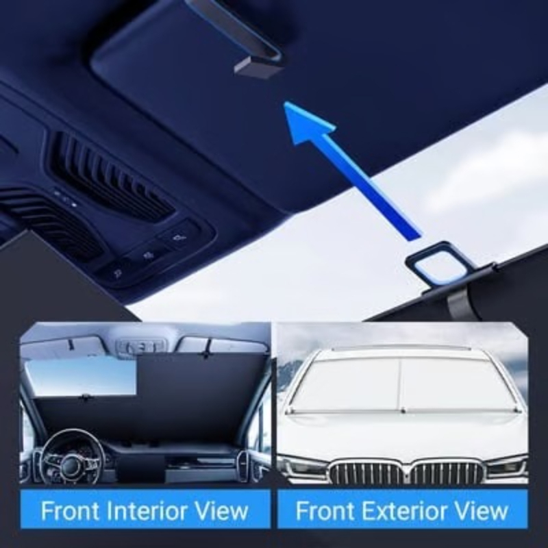 🌞2025 NEW🔥 Automatic retractable car sunshade