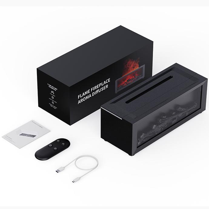 Simulated Fireplace Flame Humidifier