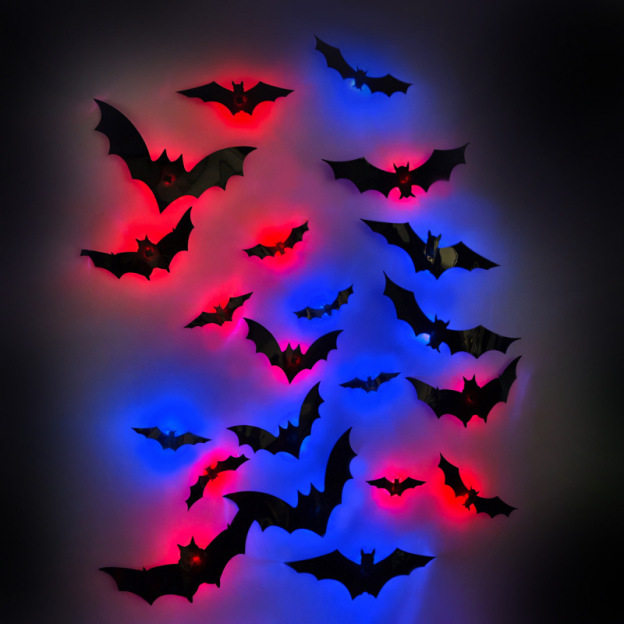 🎃Halloween Colorful LED Bat Lights🦇