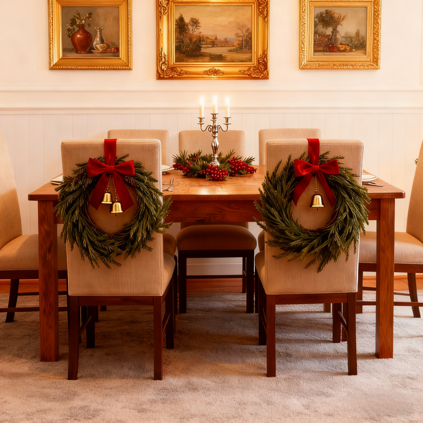 🎄Mini Christmas Wreaths✨ Dainty Size, Maximum Holiday Magic – Instant Festive Elegance for Versatile Use! 🎀