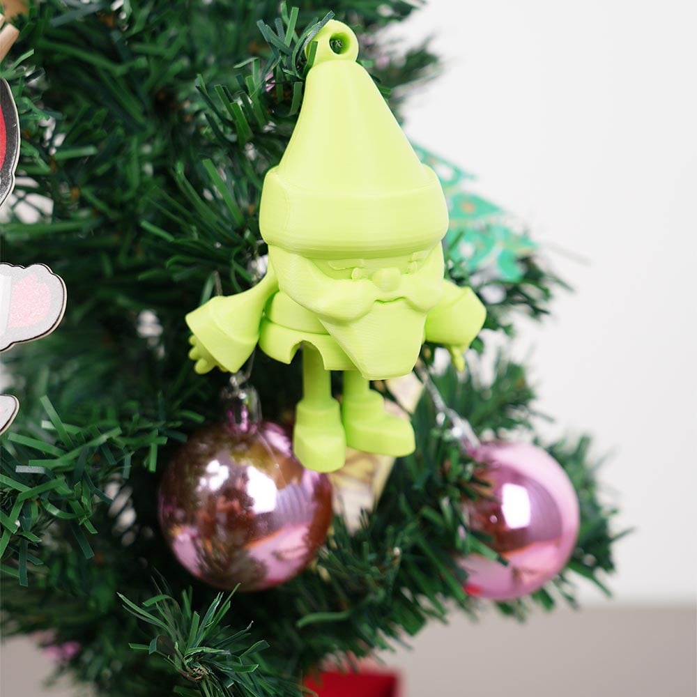 🎄 3D Printed Christmas Tree Ornament Set Gift Pack