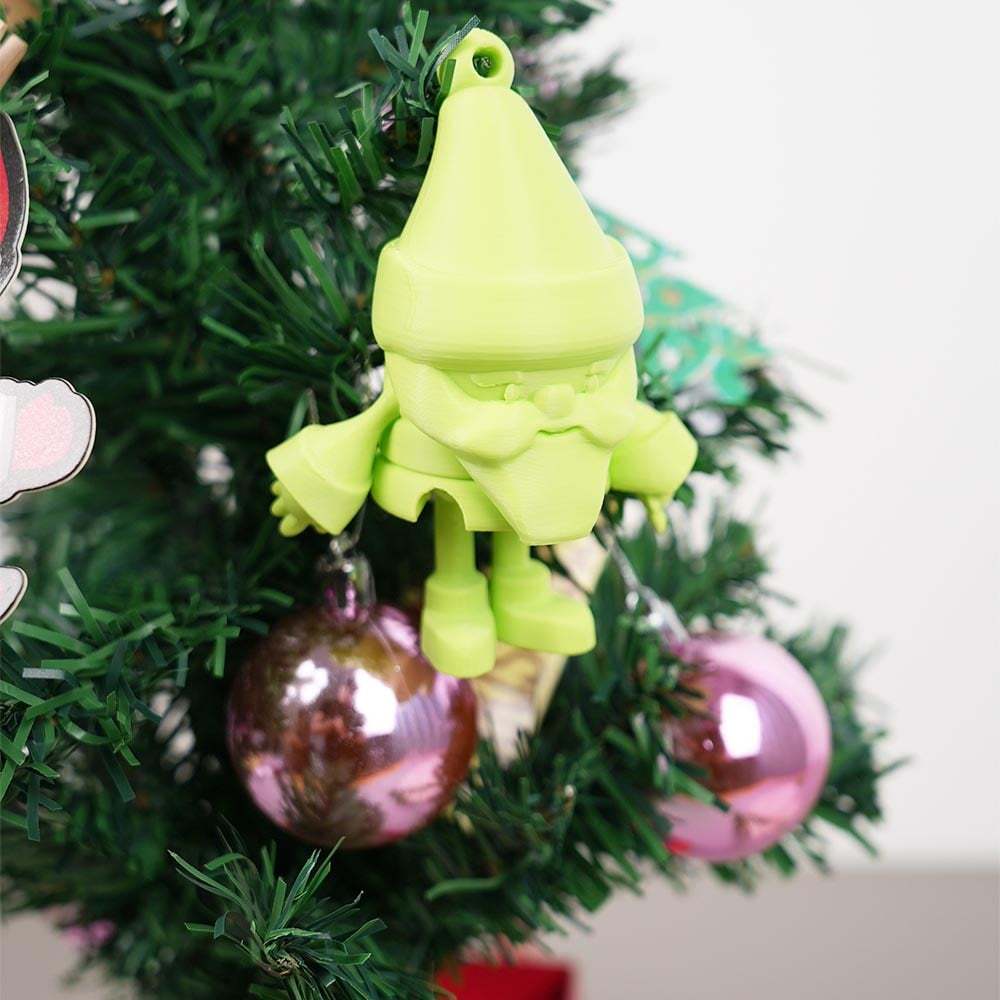 🎄 3D Printed Christmas Tree Ornament Set Gift Pack